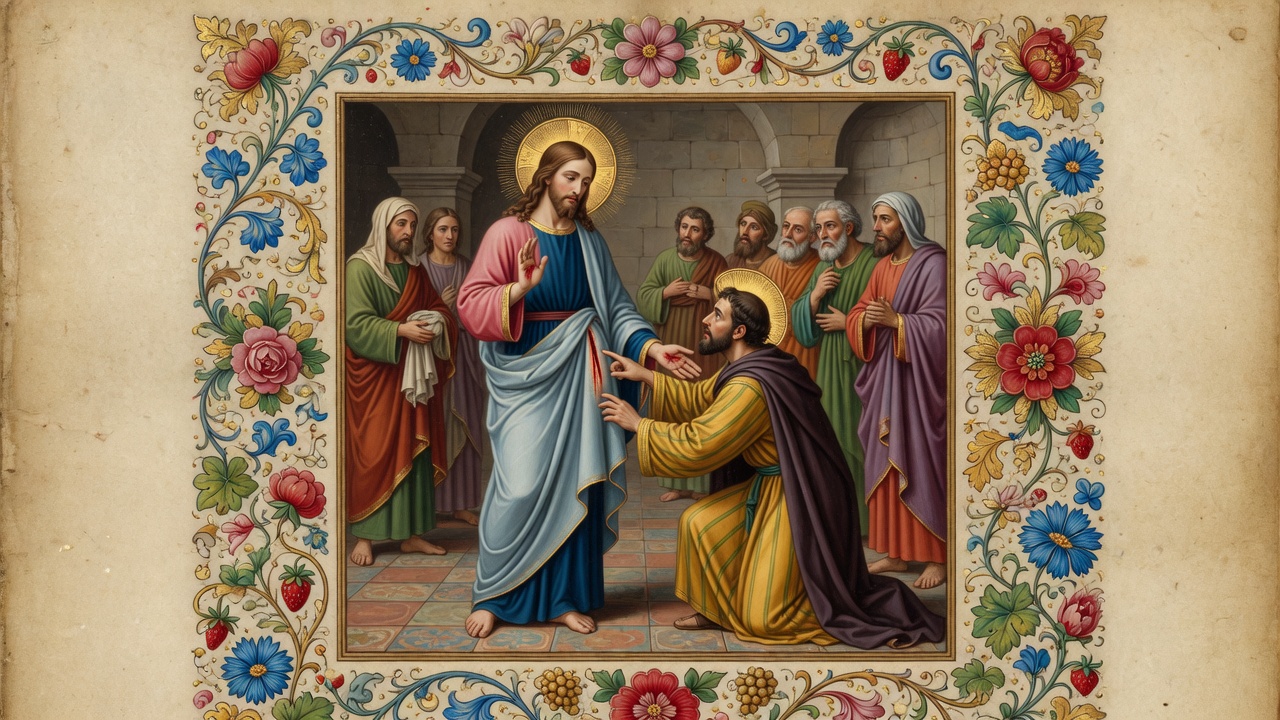 Illustration of Doubting Thomas
