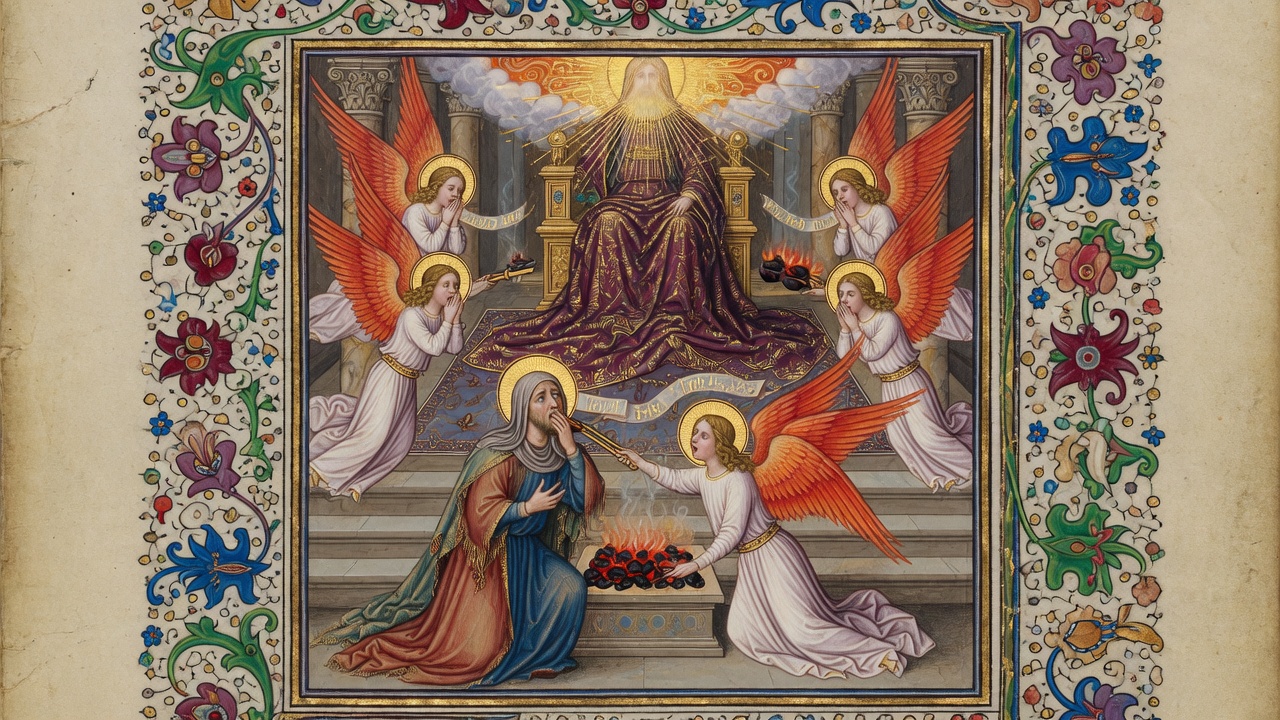 Illustration of Isaiah's Call