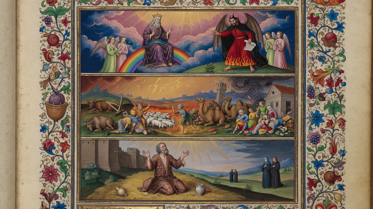 Illustration of Job's Trials