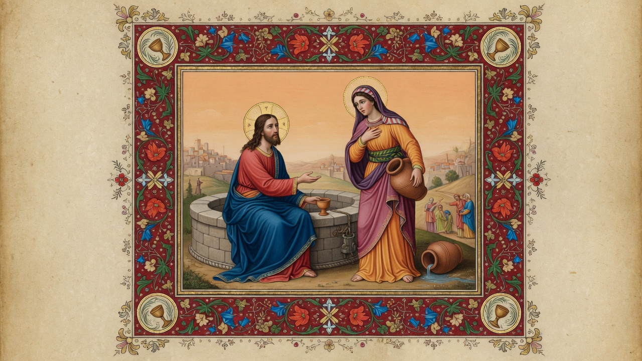 Illustration of The Woman at the Well