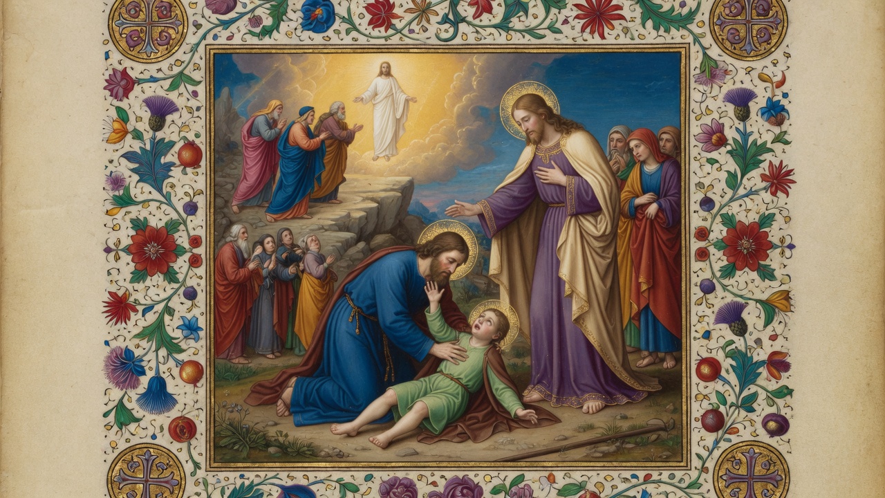 Illustration of The Boy with an Unclean Spirit