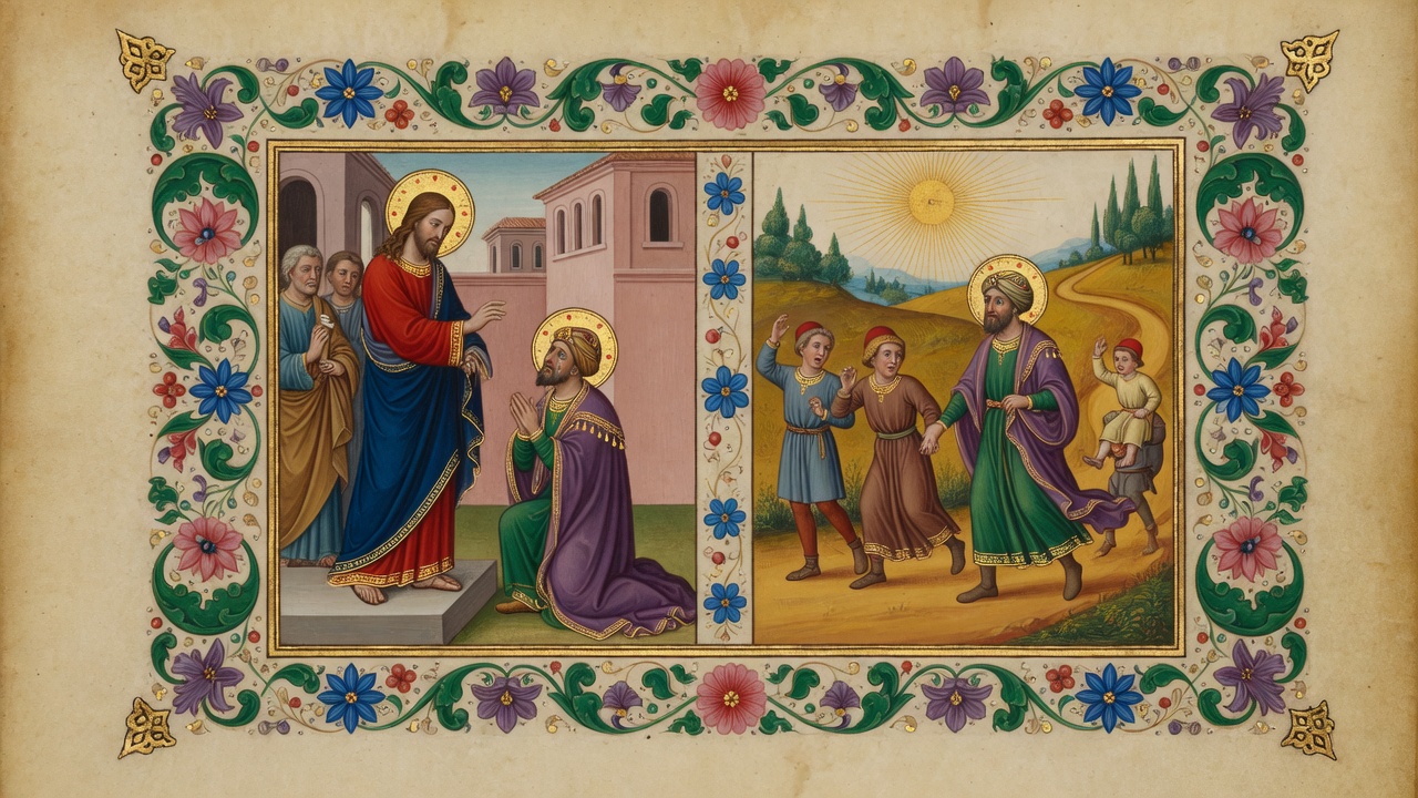 Illustration of Healing the Nobleman's Son
