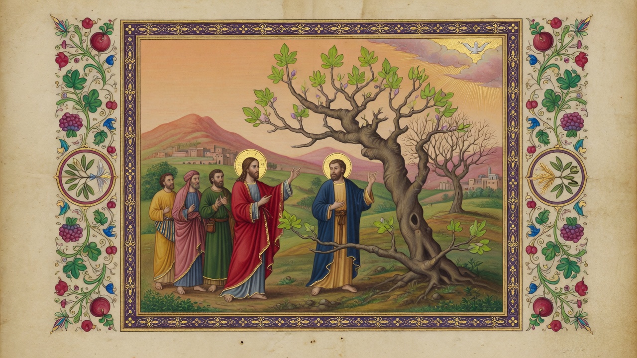 Illustration of The Budding Fig Tree