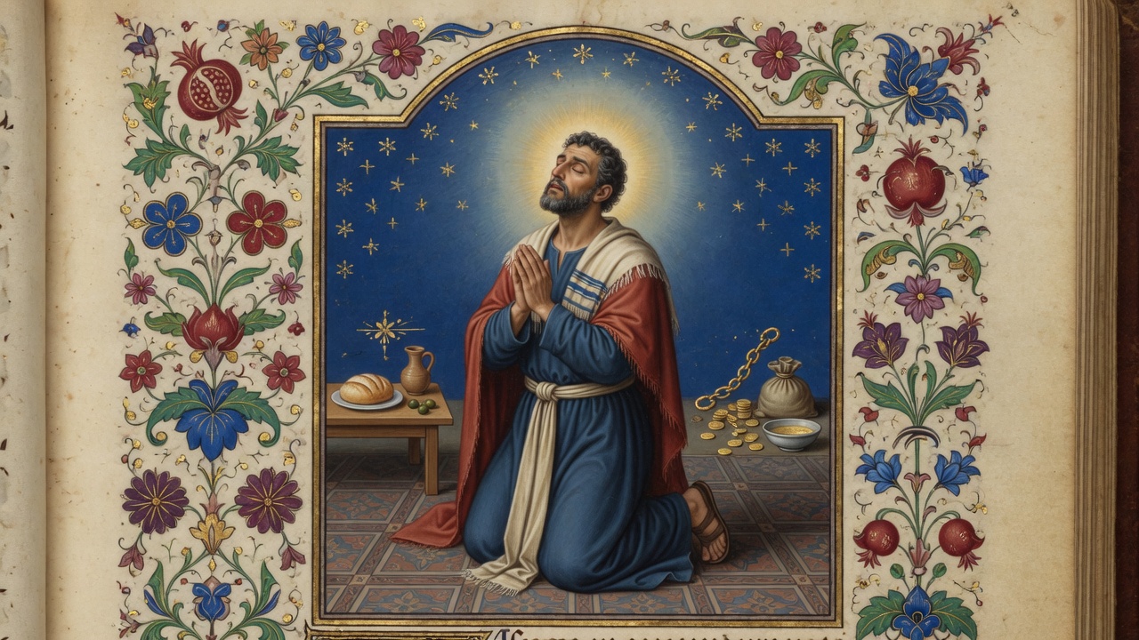 Illustration of Agur's Prayer: Neither Poverty nor Riches