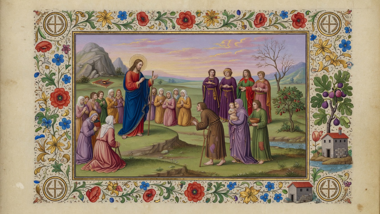 Illustration of The Sermon on the Plain